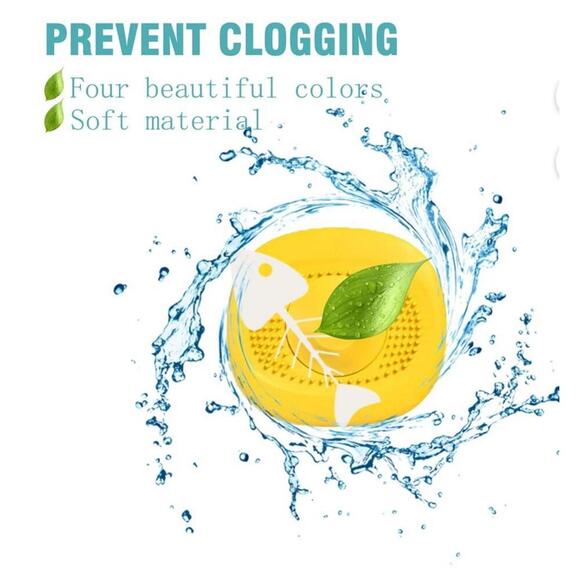 Silicone Yellow Drain Plug Stopper and Strainer - Push Button Operation - Picture 3 of 5